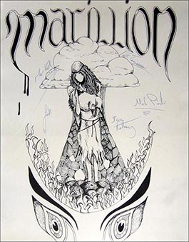 First Concert Poster - 1981 (with 1982-1983 line-up autographs)